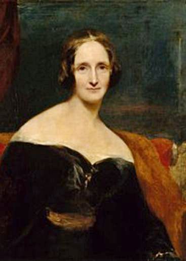 Mary Shelley, retratada por Richard Rothwell.