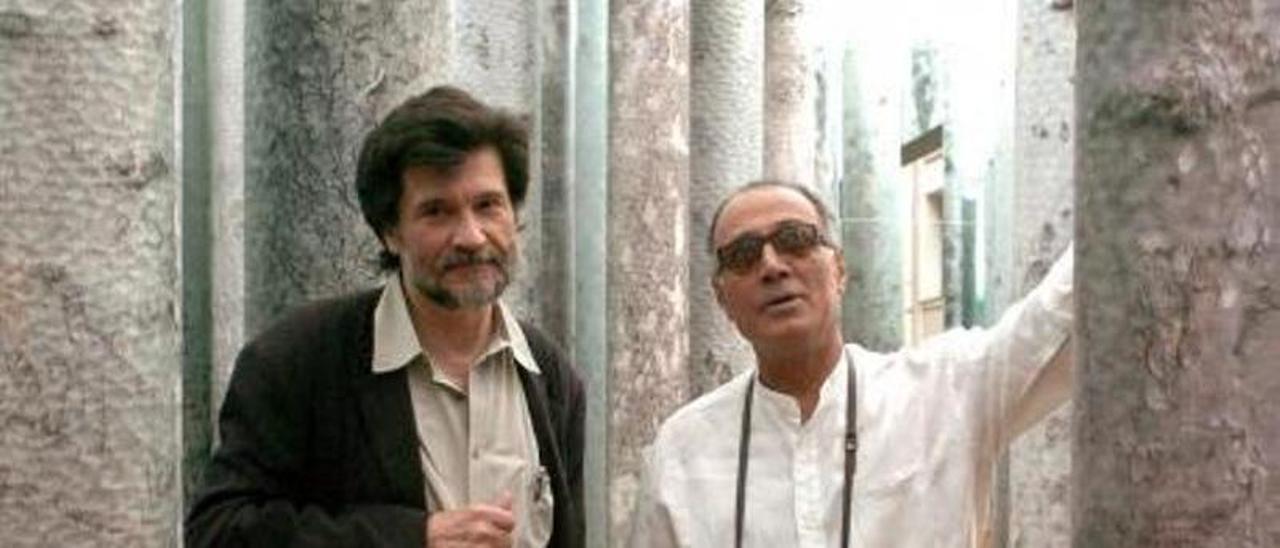 Víctor Erice y Abbas Kiarostami. |