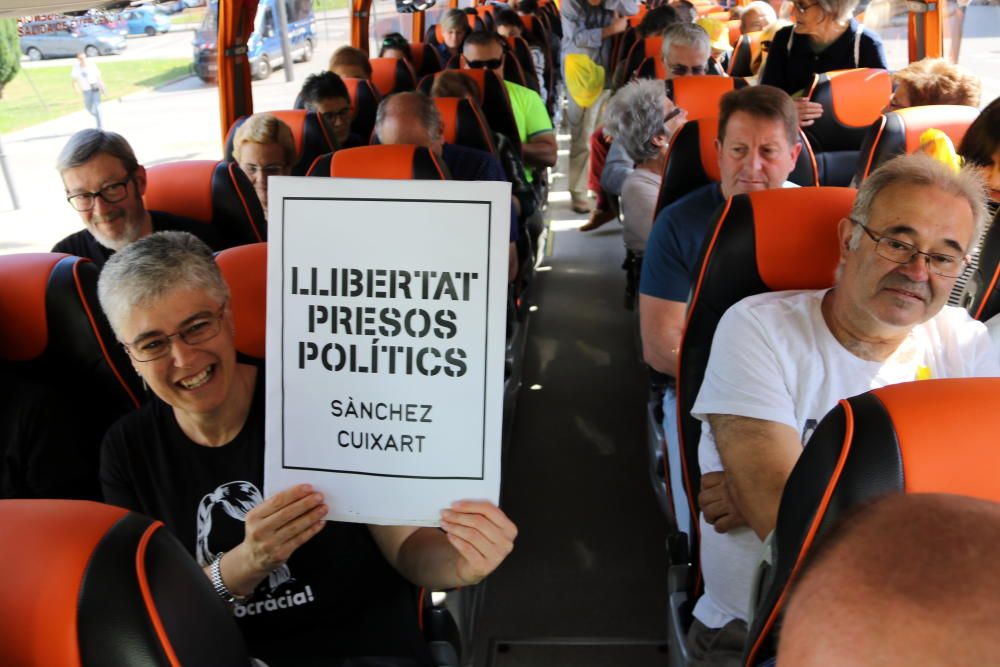 Manifestació a Barcelona per l'alliberament dels Jordis