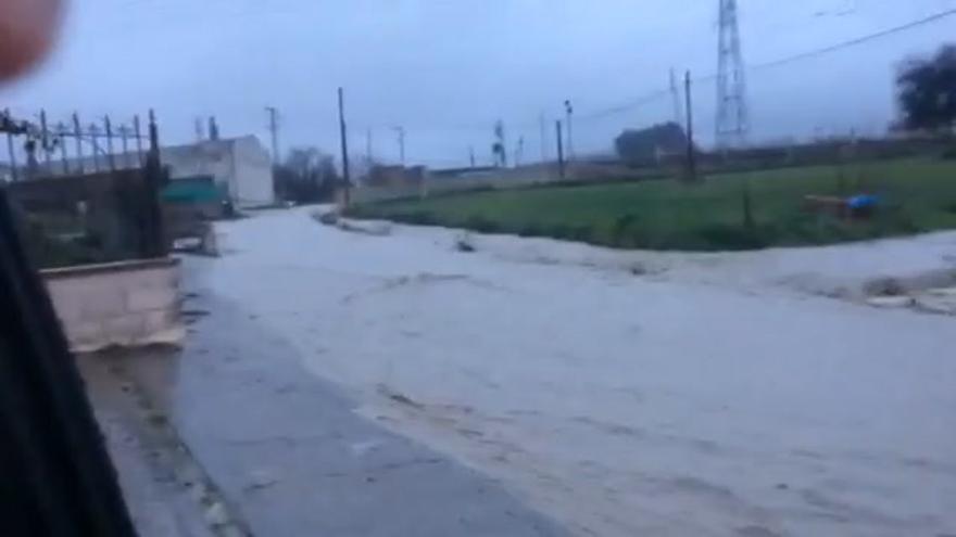Inundaciones en el Camino Torca de Lucena