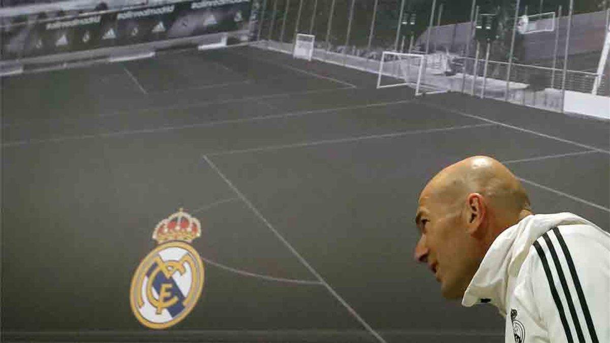 Zidane atendió a los medios informativos