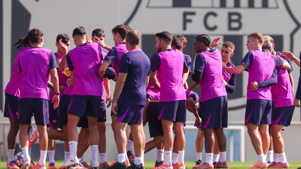 Todo el primer equipo se ejercita ya en el Camp Tito Vilanova de la Ciutat Esportiva