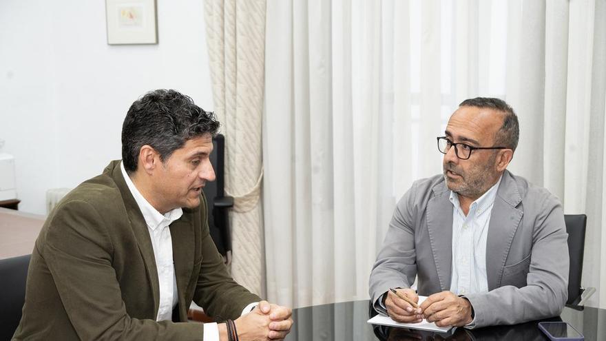 La Diputación Provincial de Cáceres y los empresarios de Coria acuerdan impulsar acciones conjuntas