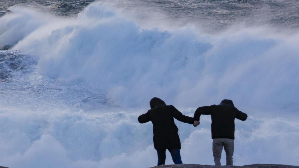 Temporal en la costa