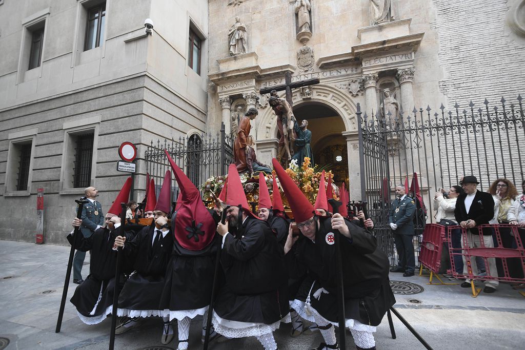 La procesión del Santísimo Cristo de la Misericordia de este Viernes Santo en Murcia, en imágenes