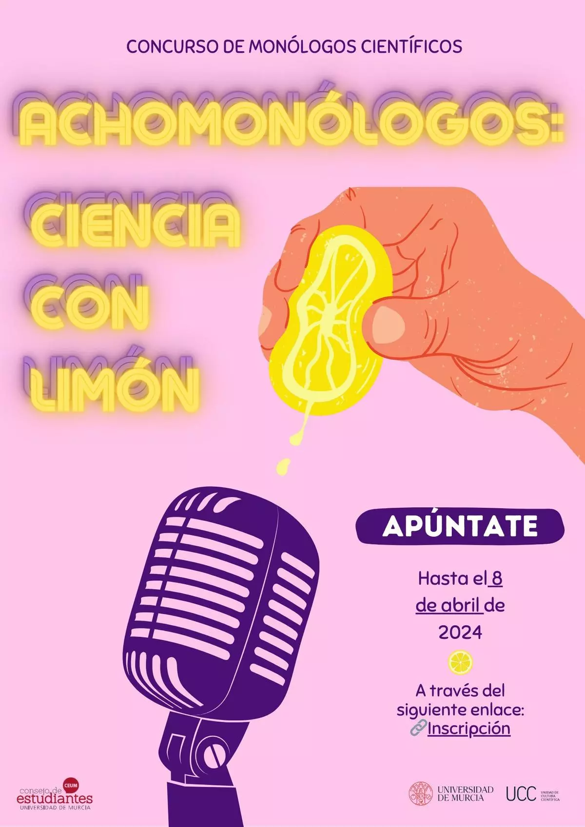 'Acho Monólogos: Ciencia con limón', el concurso que une conocimientos y risas en Murcia