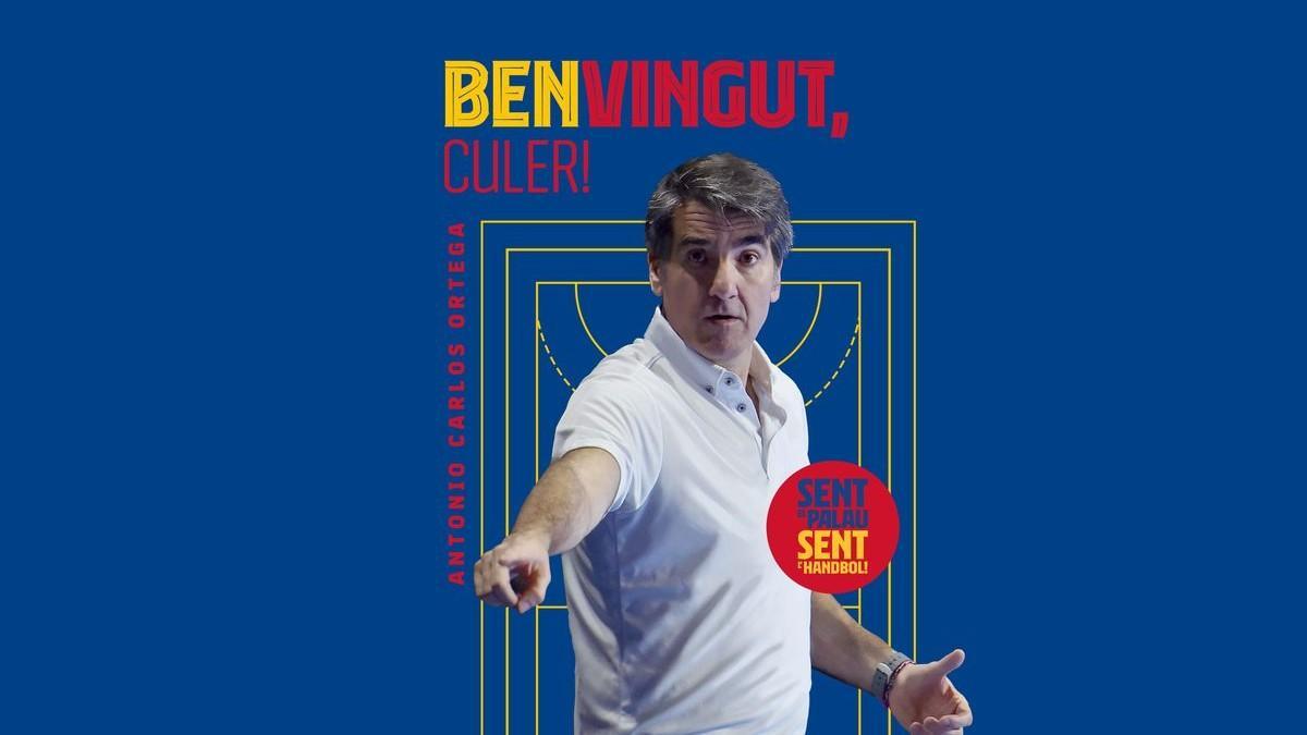 Ortega, nuevo entrenador del Barça de balonmano
