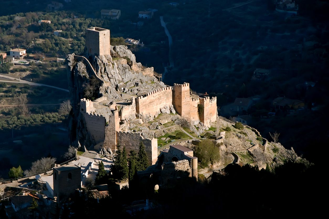 Castillo de La Iruela, en el parque natural de Cazorla, Segura y Las Villas