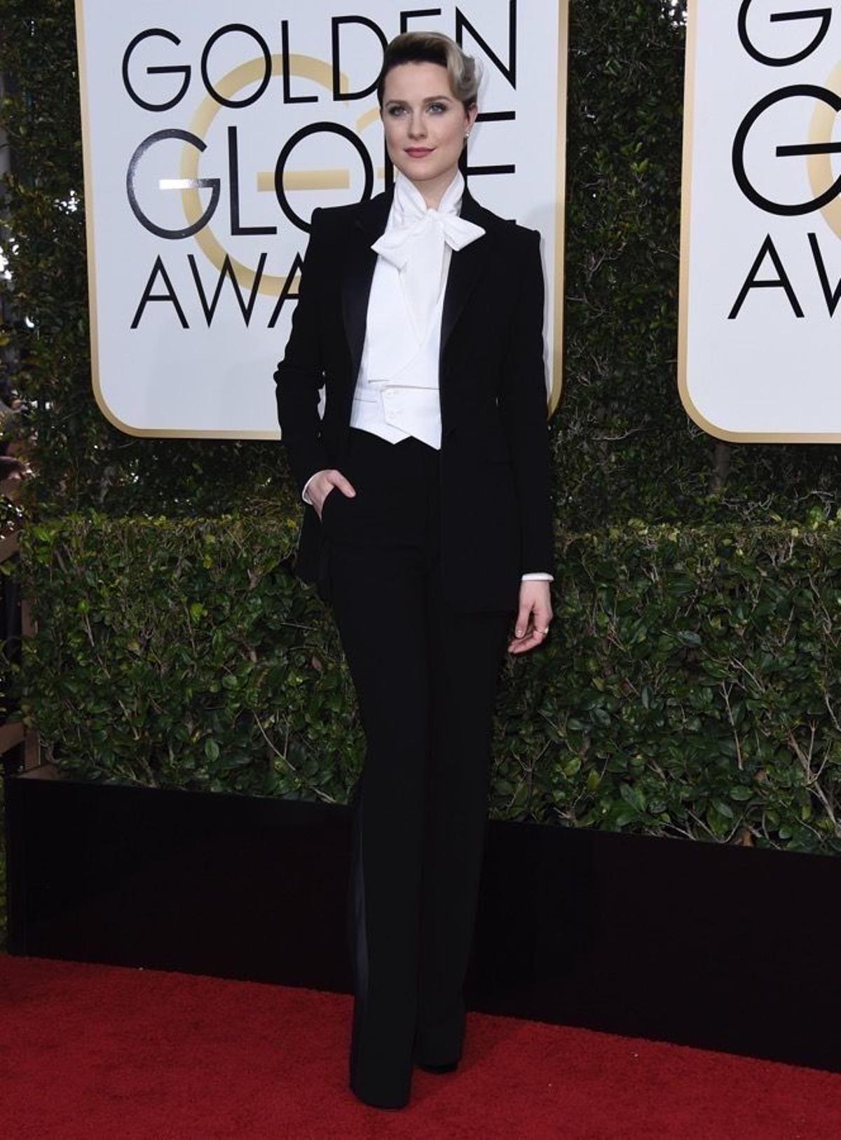 Las mejores vestidas Globos de Oro 2017, Evan Rachel Wood de Altuzarra