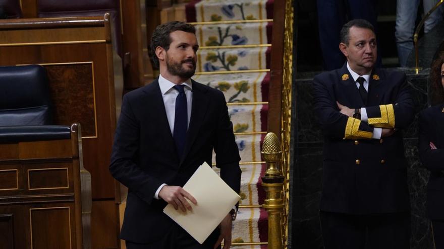 Casado acusa a Sánchez de "aministiar de facto" a los autores del 'procés'