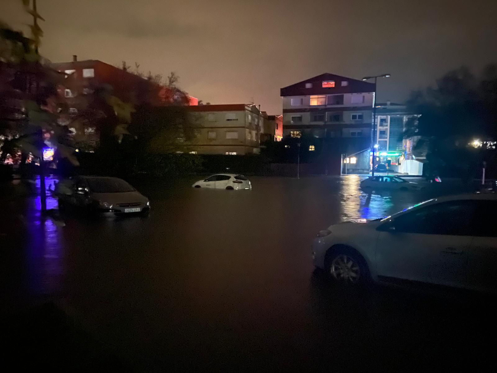 La crecida del río inunda Gondomar