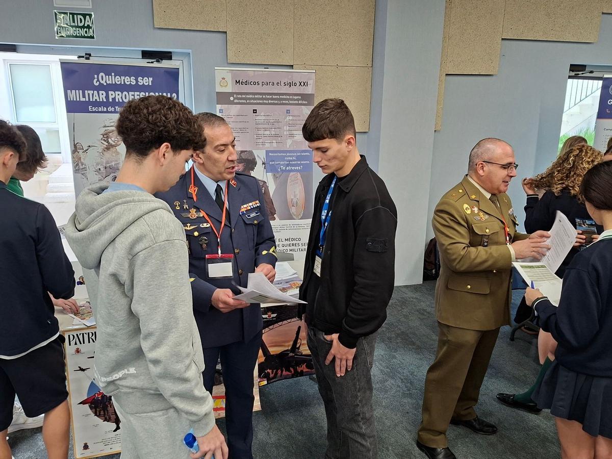 Un momento de la feria de universidades promovida por Elis