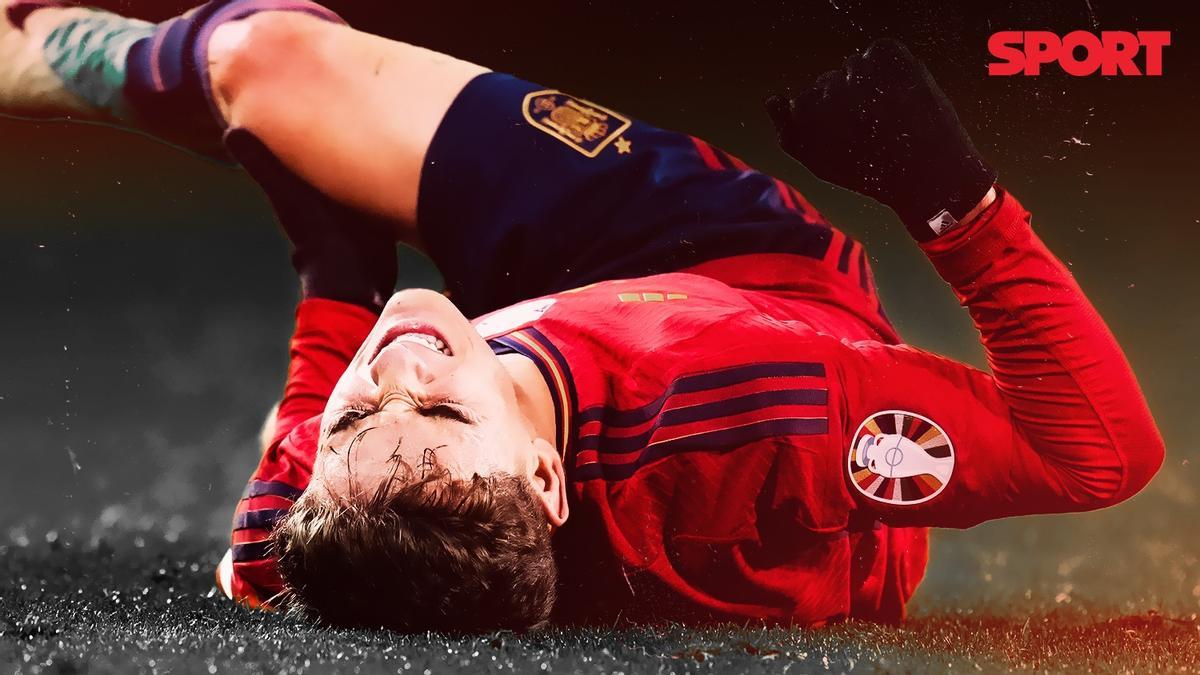 Gavi se lesionó ante Georgia