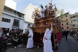 El centro de Palma se abarrota en una multitudinaria procesión del Crist de la Sang