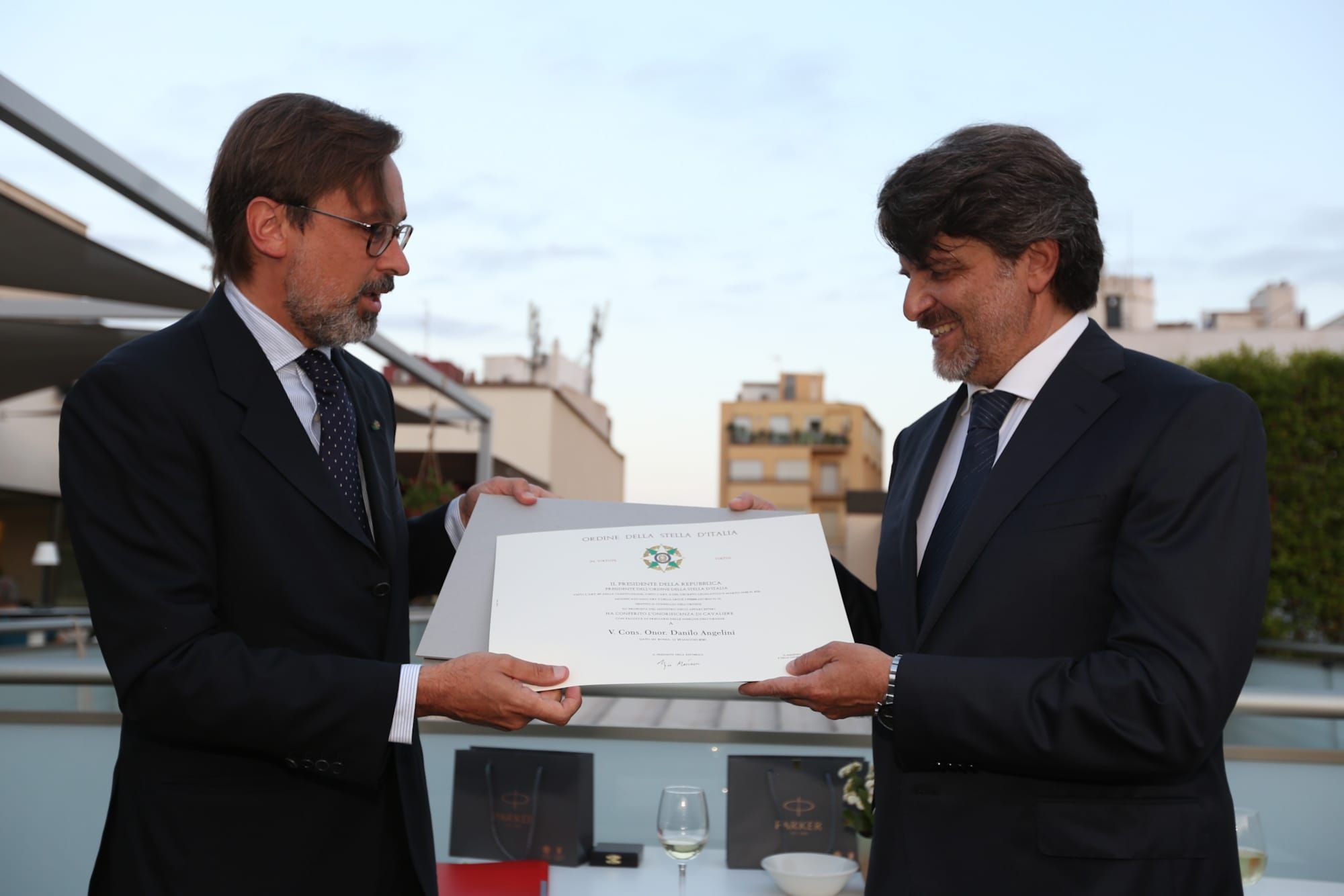 Reconocimiento al cónsul de Italia en Alicante