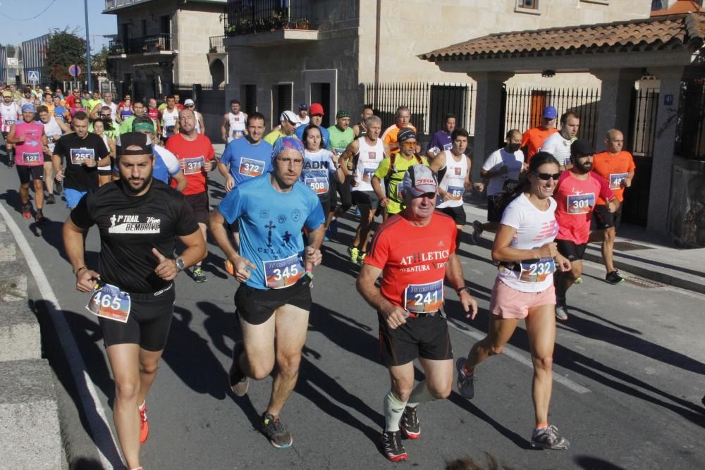 Roberto Riobó y Beatriz Fernández triunfan en la media maratón de la Costa da Vela