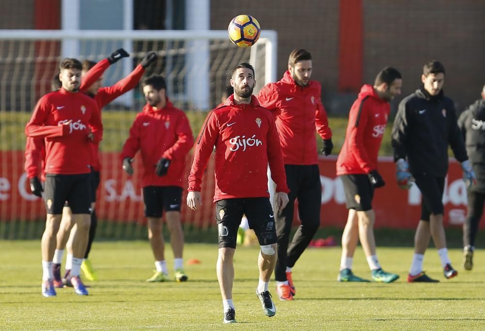 Entrenamiento del Sporting