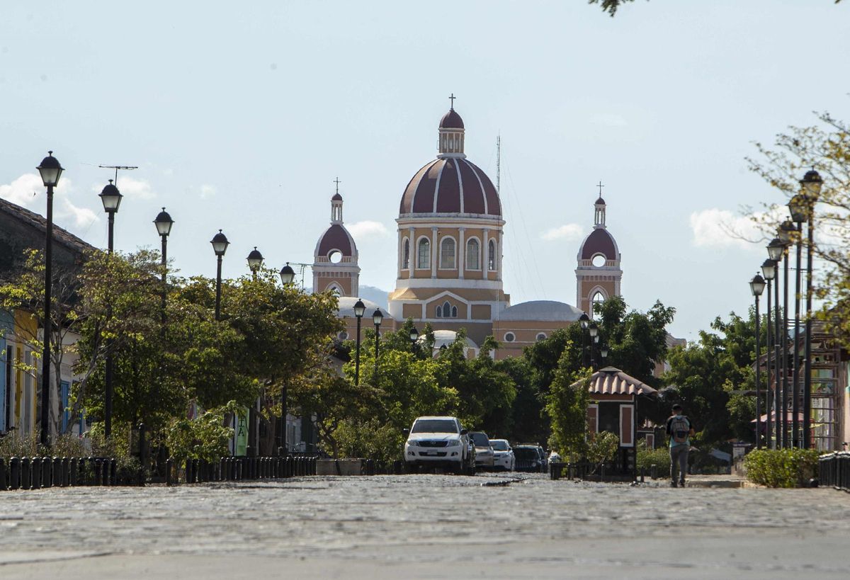 Imagen de la Catedral de Granada, en Nicaragua.