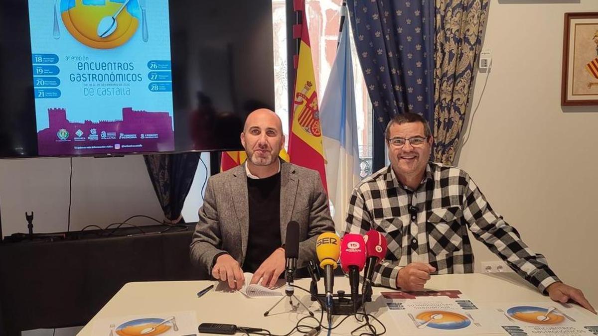 En la presentación han participado Jesús López, Alcalde de Castalla, y José Rico, concejal de Comercio y Promoción Turística.