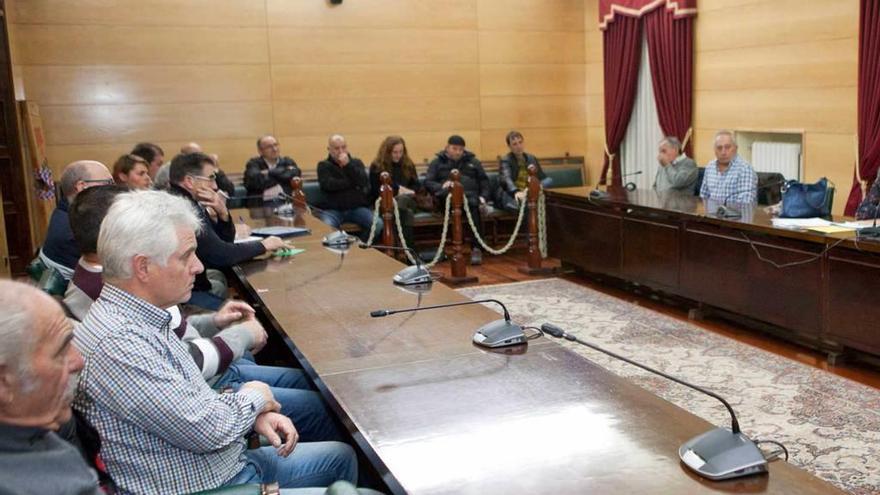 Presentación del plan energético, ayer, en el Ayuntamiento.