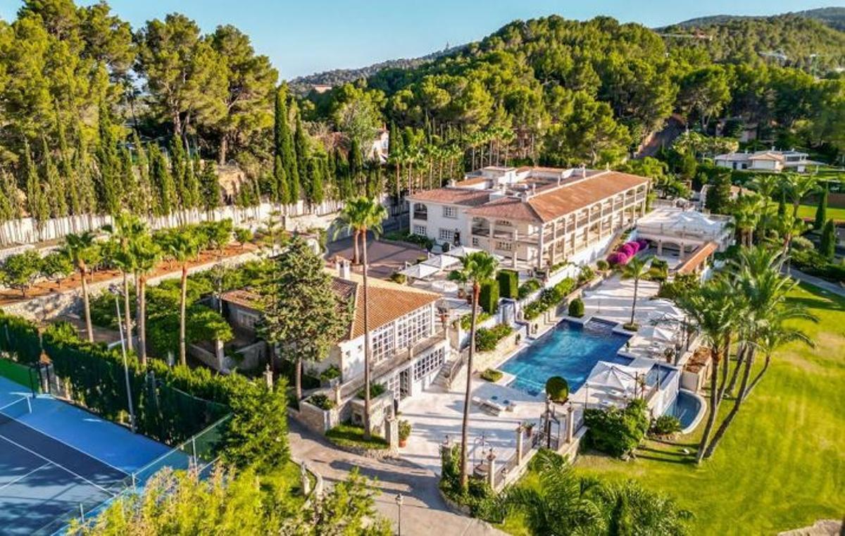 Ziemlich oben am Berg gelegen: das Castello M in Son Vida.