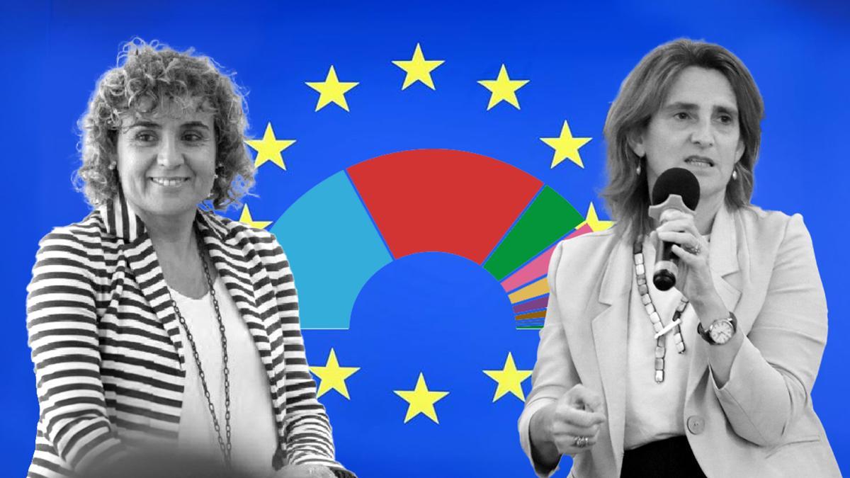Dolors Montserrat y Teresa Ribera, candidatas del PP y del PSOE, respectivamente, a las Europeas.