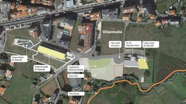 Zona del parque de Vilarrodís. | // L. O.