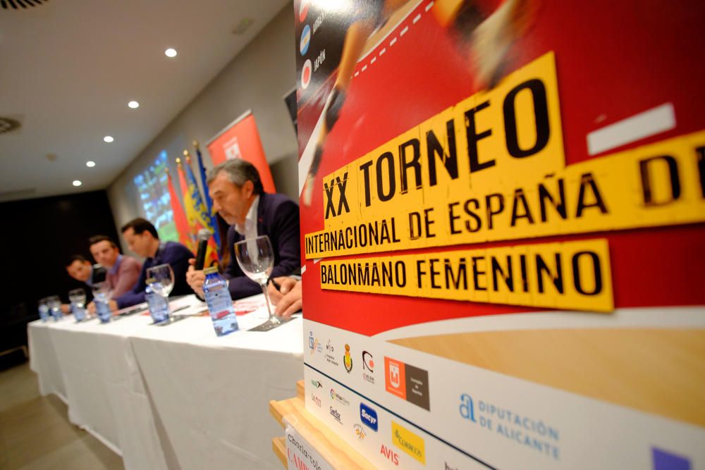 Presentación del XX Torneo Internacional de España de balonmano femenino
