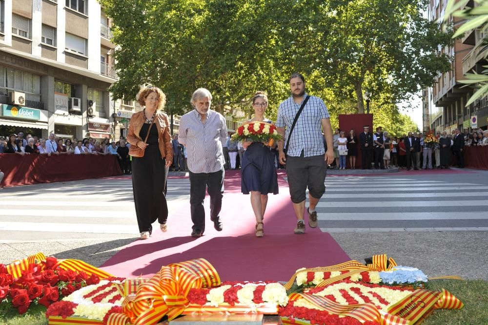 Ofrena de la Diada 2017 a Manresa