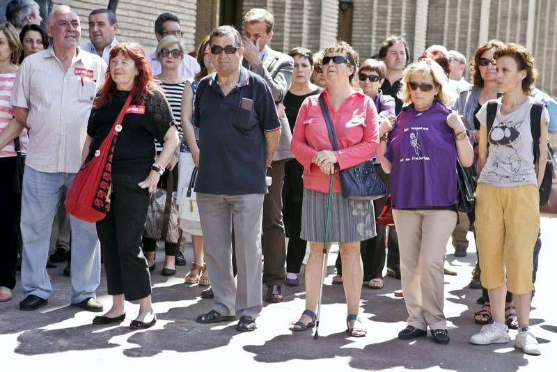 Fotogalería de la concentración contra la violencia de género