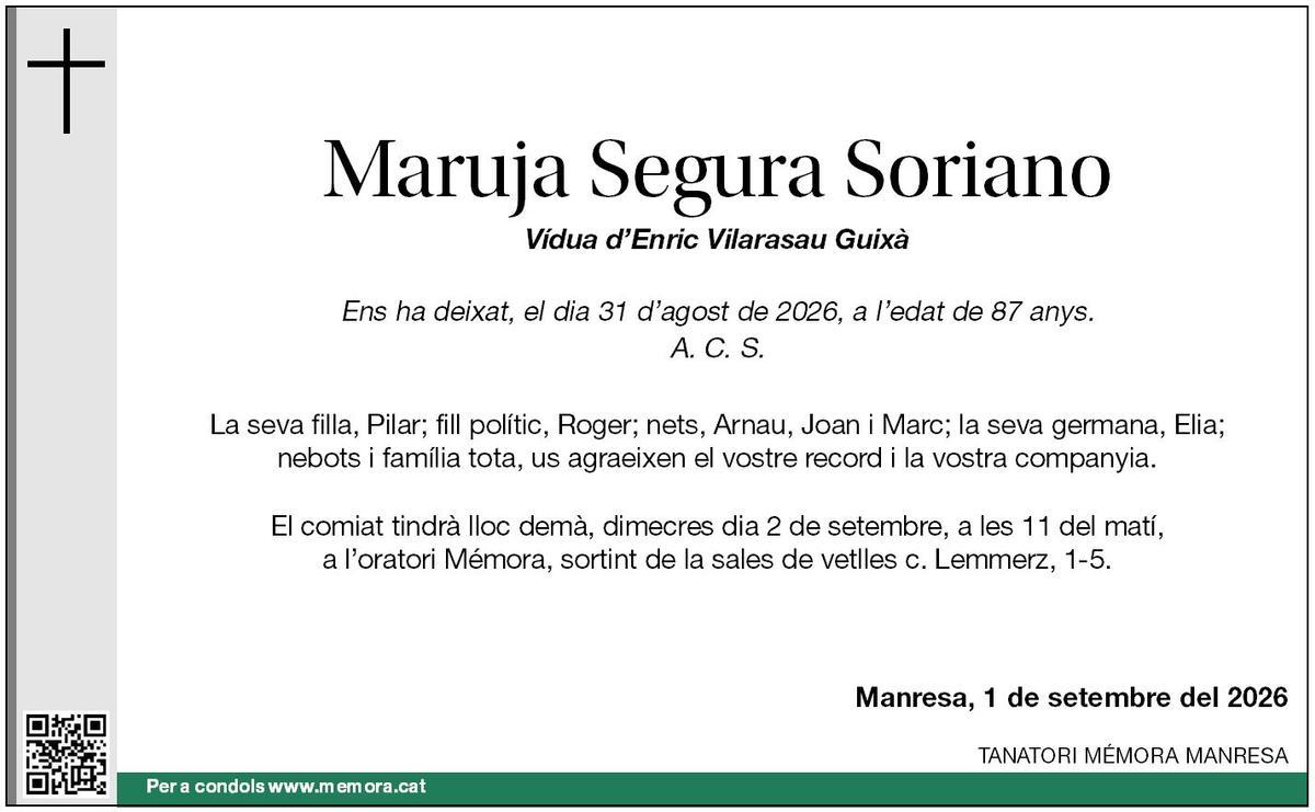 Maruja Segura Soriano