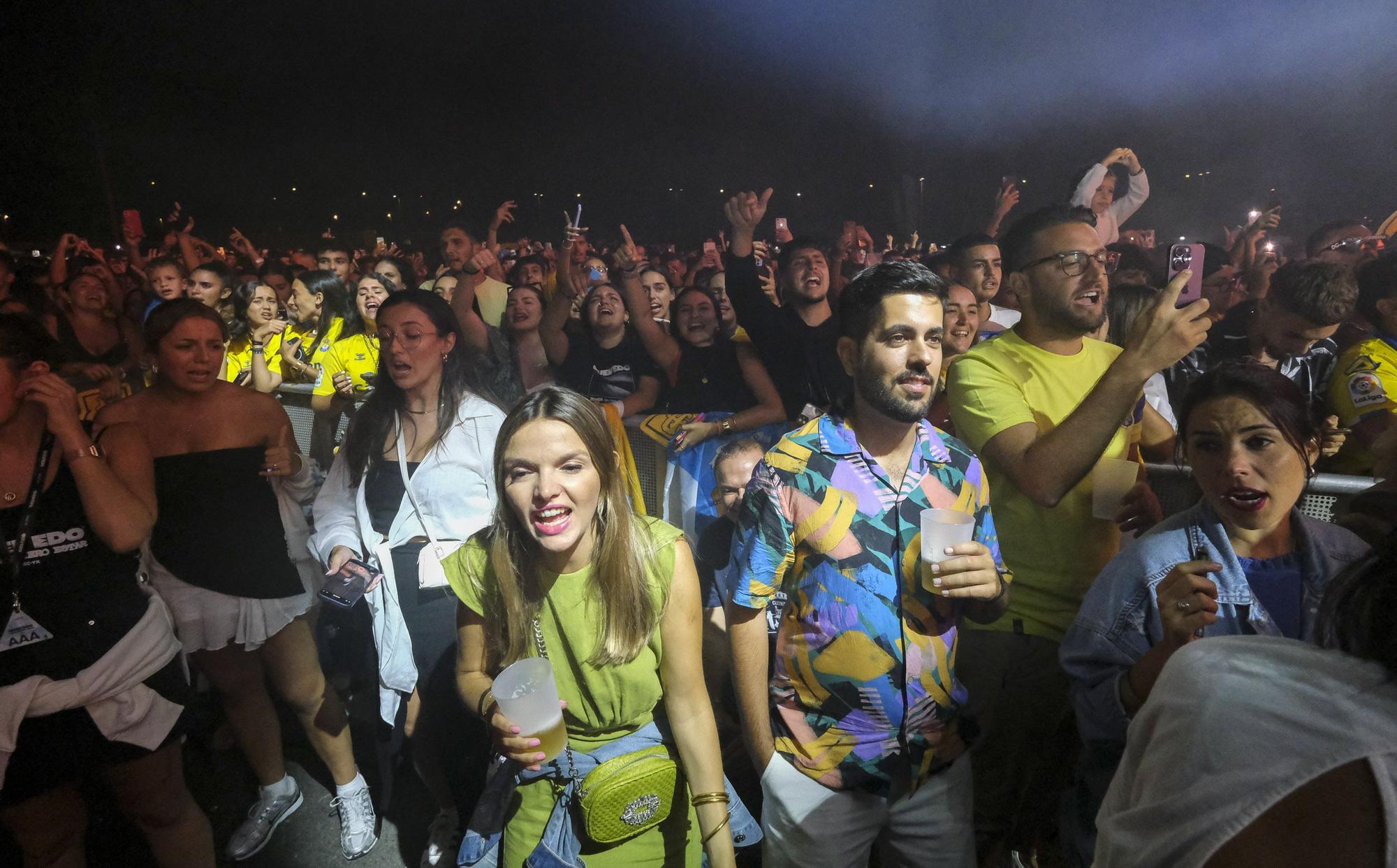 Concierto de Quevedo en el Anexo del Estadio de Gran Canaria