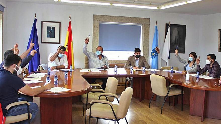 Un momento durante el desarrollo del pleno. | // BERNABÉ/ANA AGRA