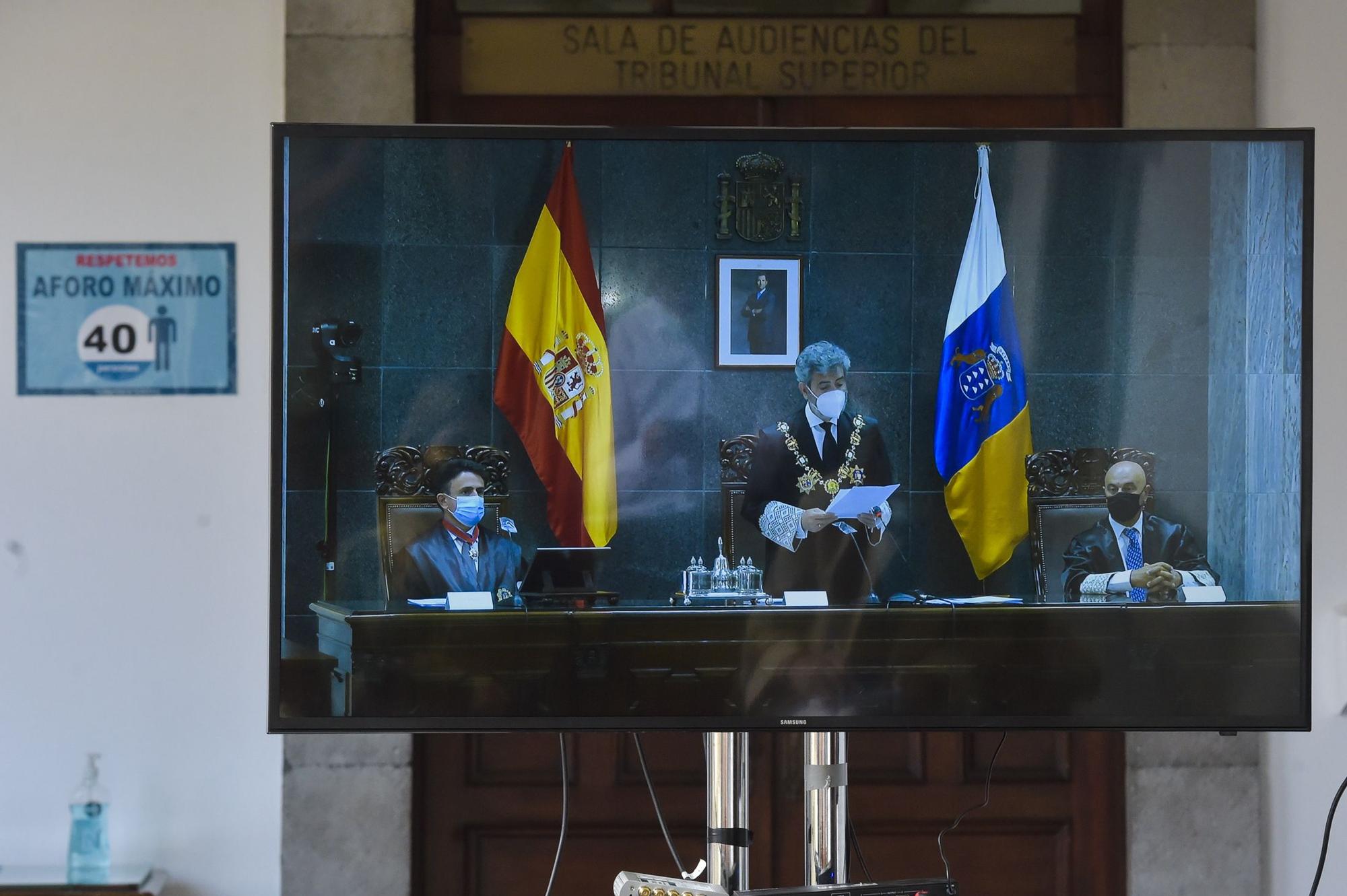 Toma de posesión del nuevo presidente del Tribunal Superior de Justicia de Canarias, Juan Luis Lorenzo Bragado