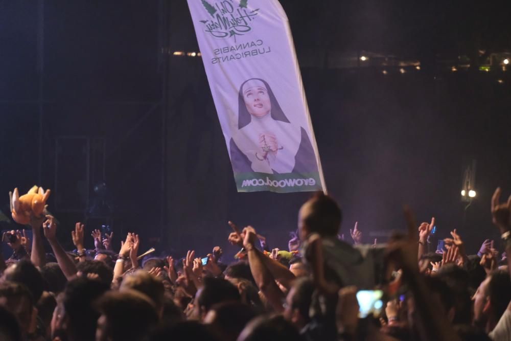 La Pegatina actúa en el festival Rabolagartija