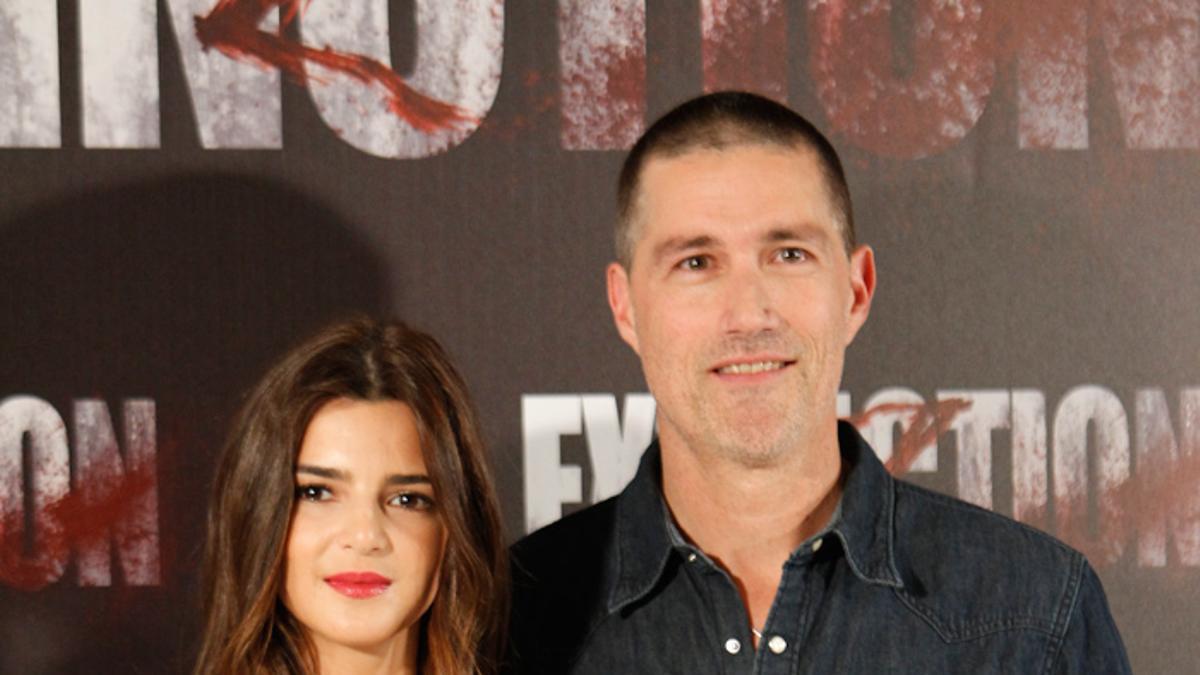 Clara Lago y Matthew Fox en el estreno de su nuevo largometraje