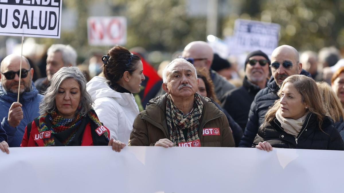 Manifestación en defensa de la sanidad pública convocada este domingo en Madrid 