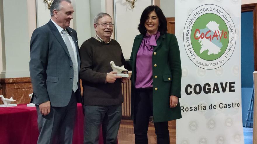 Dasairas recibe uno de los premios gallegos de Cogave al movimiento vecinal