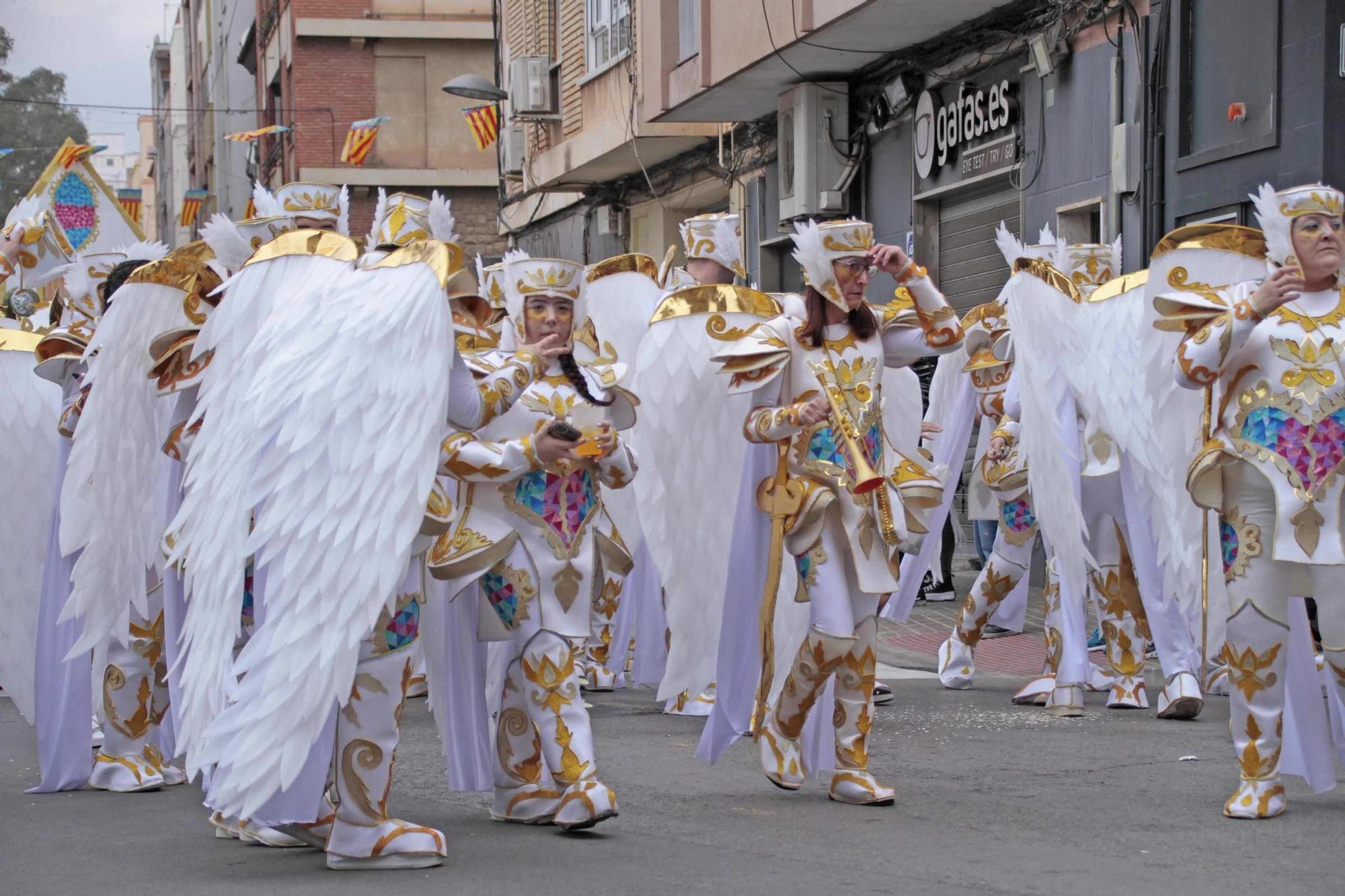 Cabalgata fallera en Sagunt