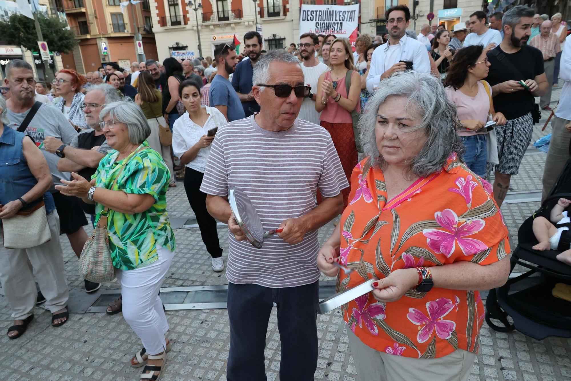 Concentración en Alcoy contra el genocidio en Gaza