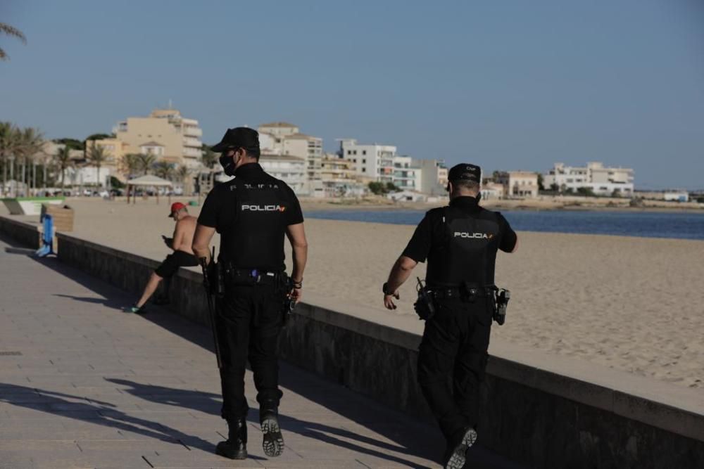 Nit de Sant Joan: La Policía Local de Palma desaloja las playas