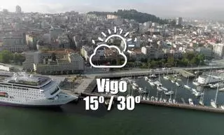 El tiempo en Vigo: previsión meteorológica para hoy, martes 2 de julio