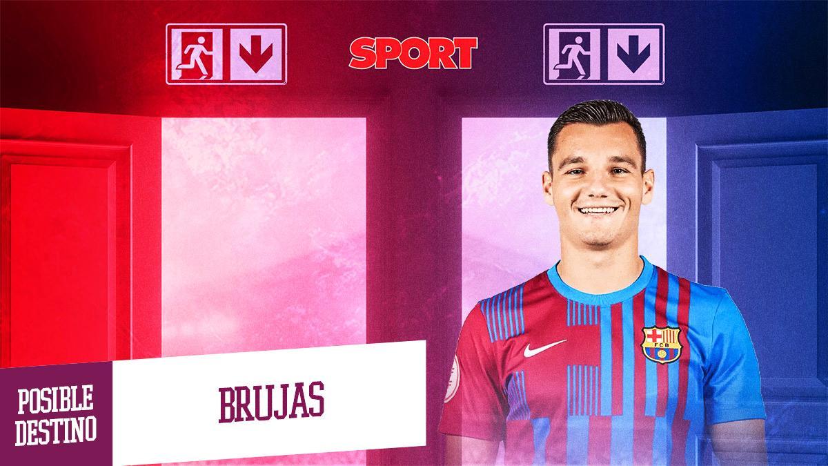 Jutglà, con un pie y medio en el Brujas, que pagará unos 7 millones de euros al Barça