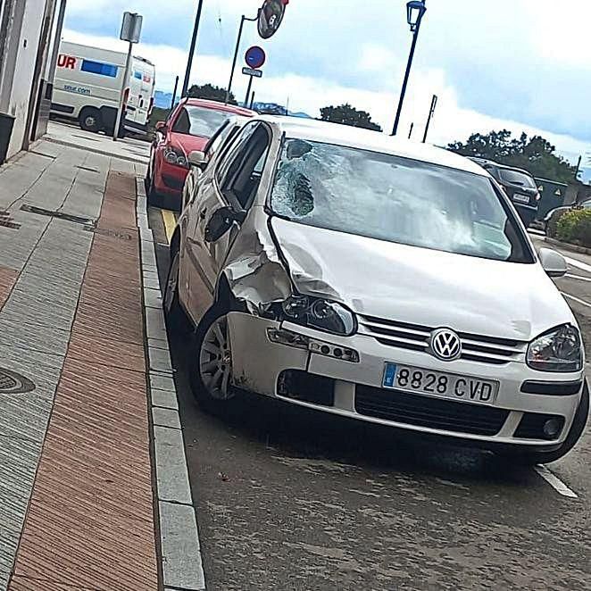 El vehículo que conducía el delincuente