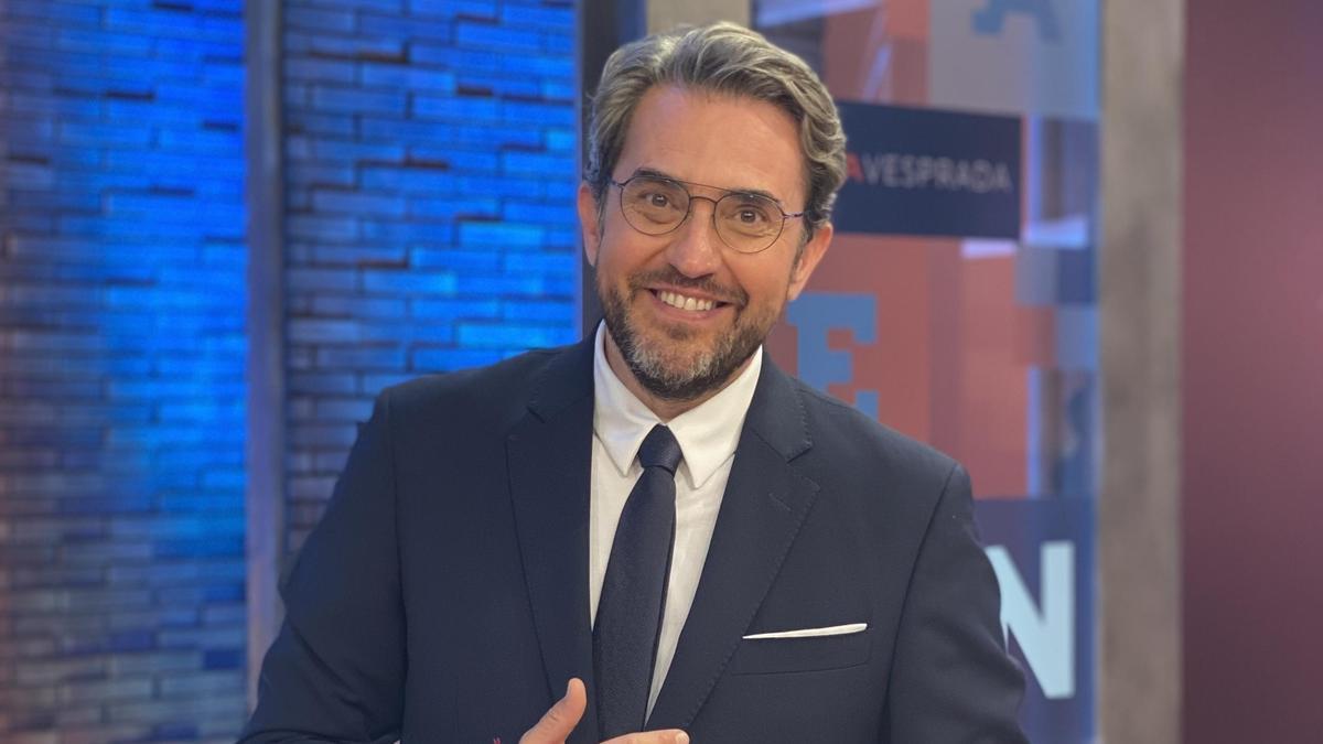 El presentador valenciano en su programa &#039;Bona vesprada&#039;.