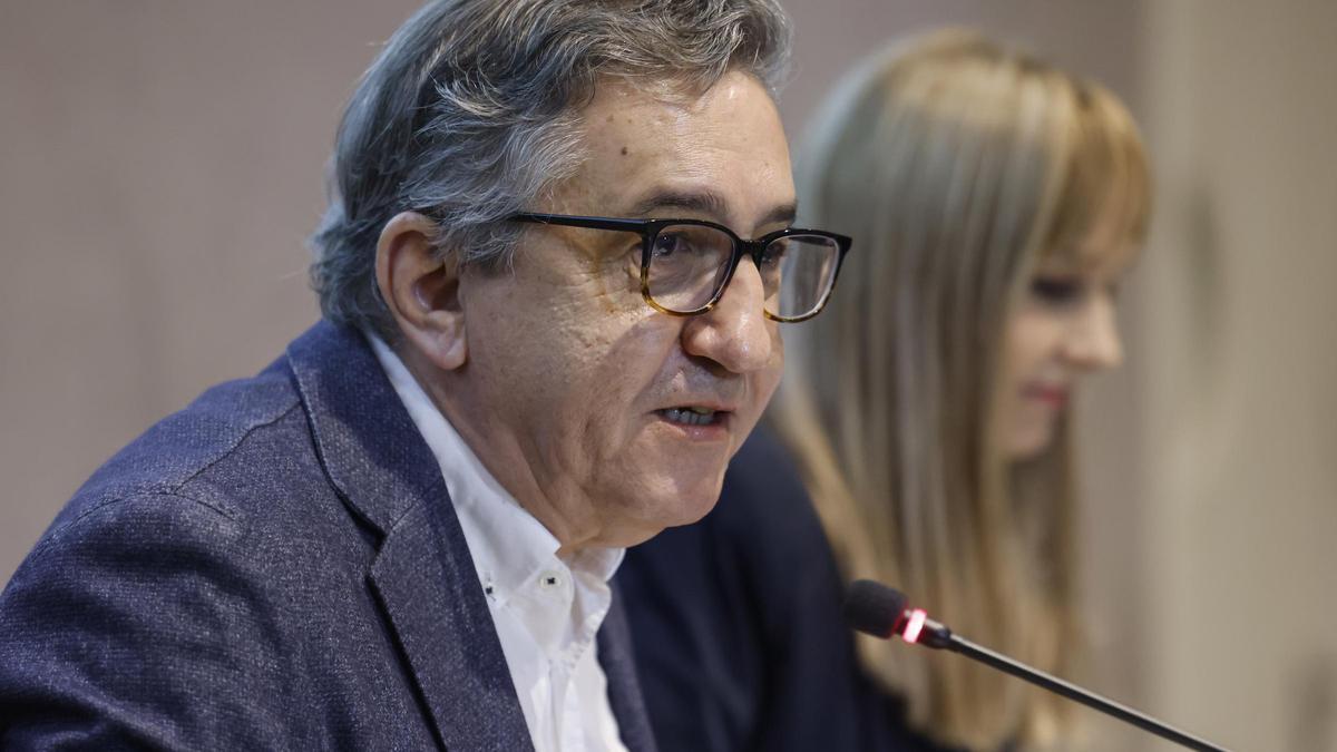El conseller de Cultura, José Antonio Rovira, el pasado jueves en el IVAM.