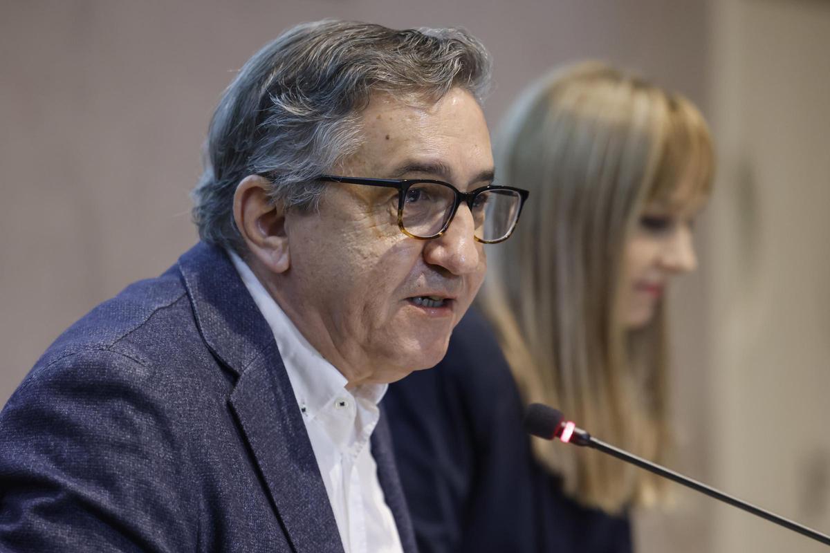El conseller de Cultura, José Antonio Rovira, el pasado jueves en el IVAM.