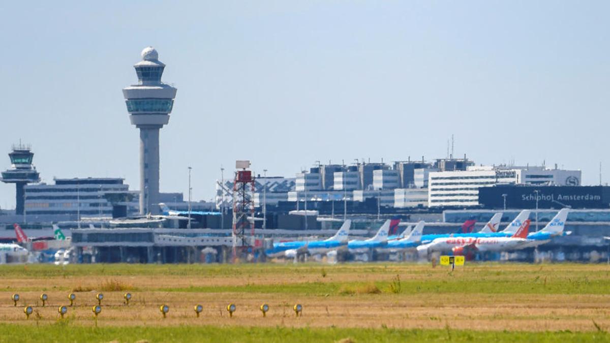 Aeropuerto Internacional de Schiphol, en Ámsterdam.