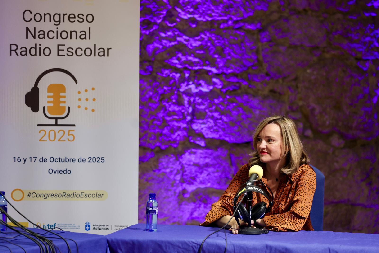 EN IMÁGENES: La ministra de Educación inaugura el Congreso Nacional de Radio Escolar en Oviedo