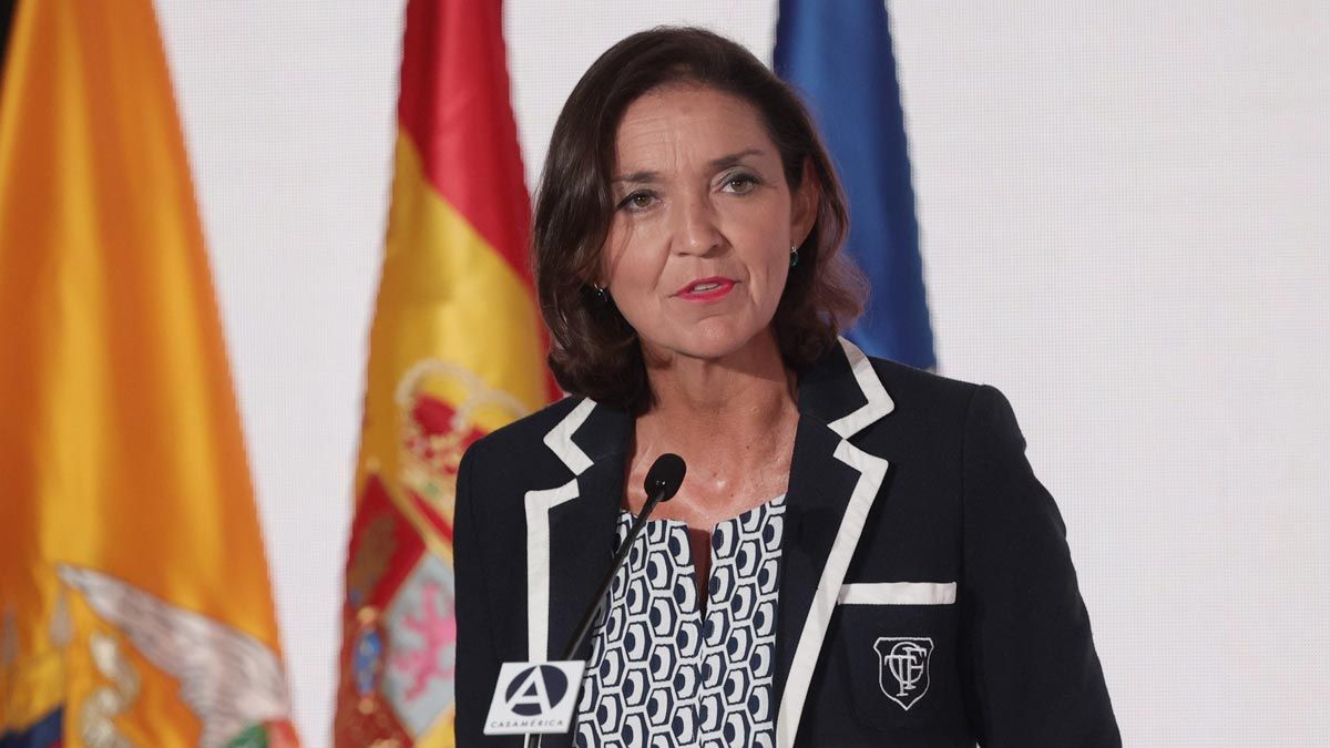 La ministra Reyes Maroto